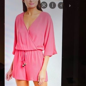 🛍 🛍🛍 TRINA TURK WOMEN’S DRAWSTRING WAIST ROMPER 🛍🛍🛍